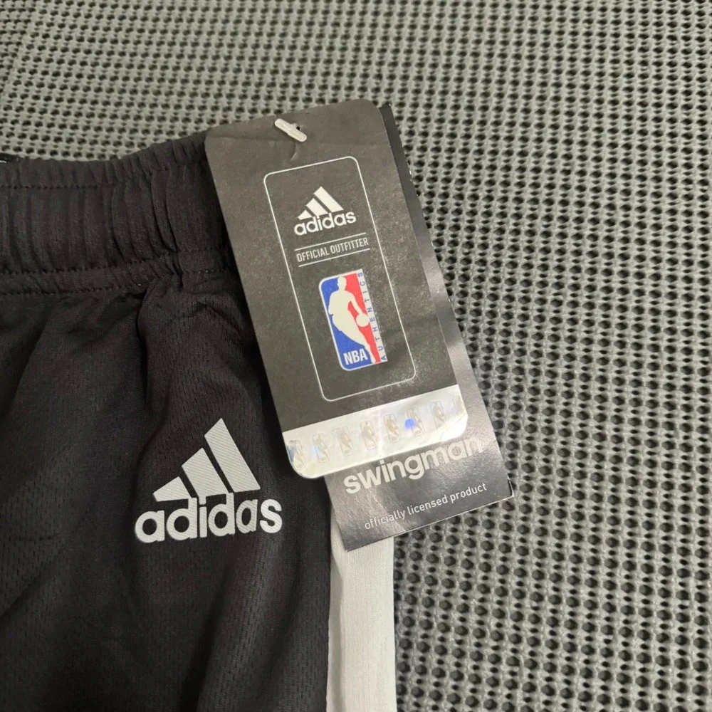 Adidas NBA Golden State Warriors Swingman Basketball Shorts Black Blue Small NWT